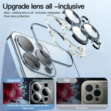 Electroplating TPU transparent phone case for iPhone 16, Apple 15 with lens film, 14 Pro anti drop protective cover, 13 - V.I.P Digital Presence