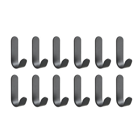 12Pcs Self Adhesive Hooks Heavy Duty Stainless Steel Wall Hooks Waterproof Sticky Hooks Bathroom Hang Towels Keys Coat Bags - V.I.P Digital Presence