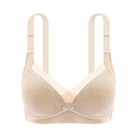 Nursing Underwear Maternity Underwear Front Open Buckle Thin Seamless Bra Cotton Lining Large Size Nursing Bra - V.I.P Digital Presence