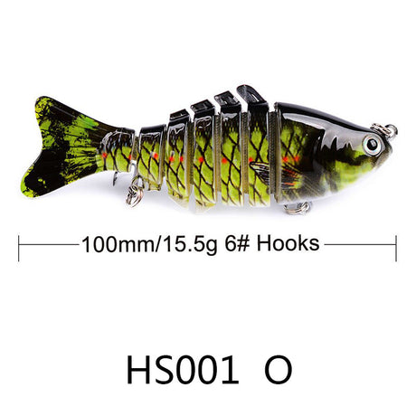 10cm Luya Bait Multi-Section Fish Plastic Hard Bait 15.5g Seven Sections Luya Bionic Bait Section Long Distance Cast Fake Bait Bait - V.I.P Digital Presence