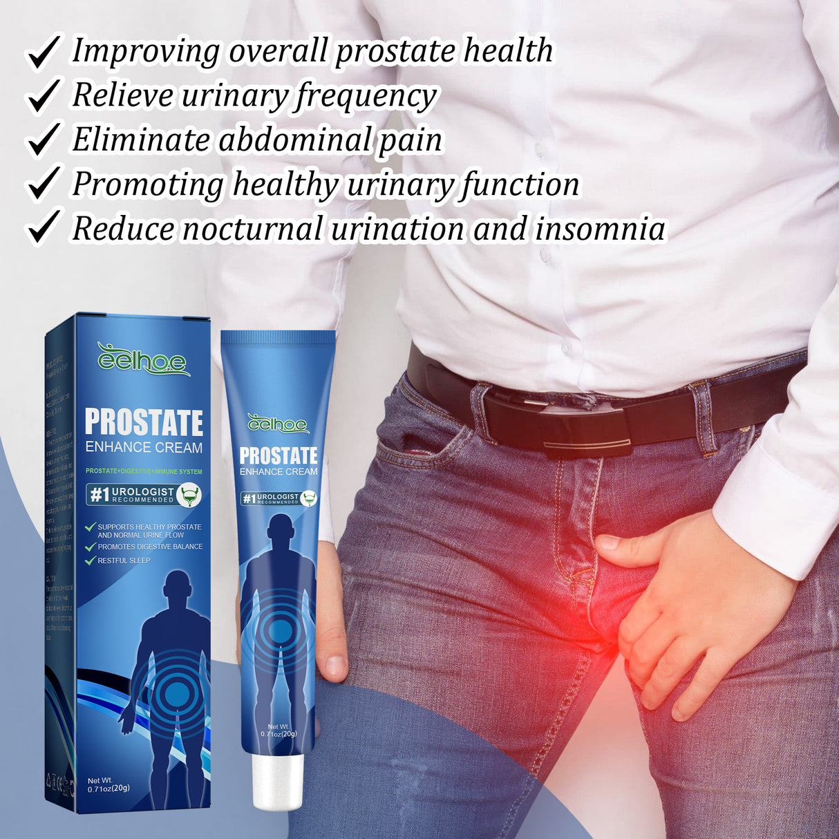 Prostate Enhance Cream, Body Care To Relieve Male Prost Discomfort Care Massage Topical Acupoint Cream - V.I.P Digital Presence