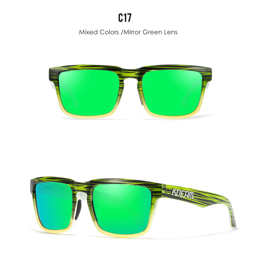 Classic polarized sunglasses for men and women ultra light driving glasses colorful real film sunglasses - V.I.P Digital Presence