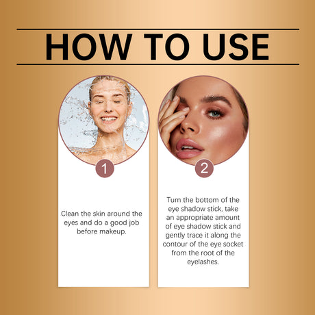 Eyeshadow Stick Series Matte Cream Holding Makeup Color, Easy To Use Eyeshadow Stick - V.I.P Digital Presence