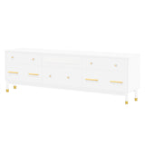 U-Can TV Stand for 75+ Inch TV Entertainment Center TV Media Console Table Modern TV Stand - V.I.P Digital Presence