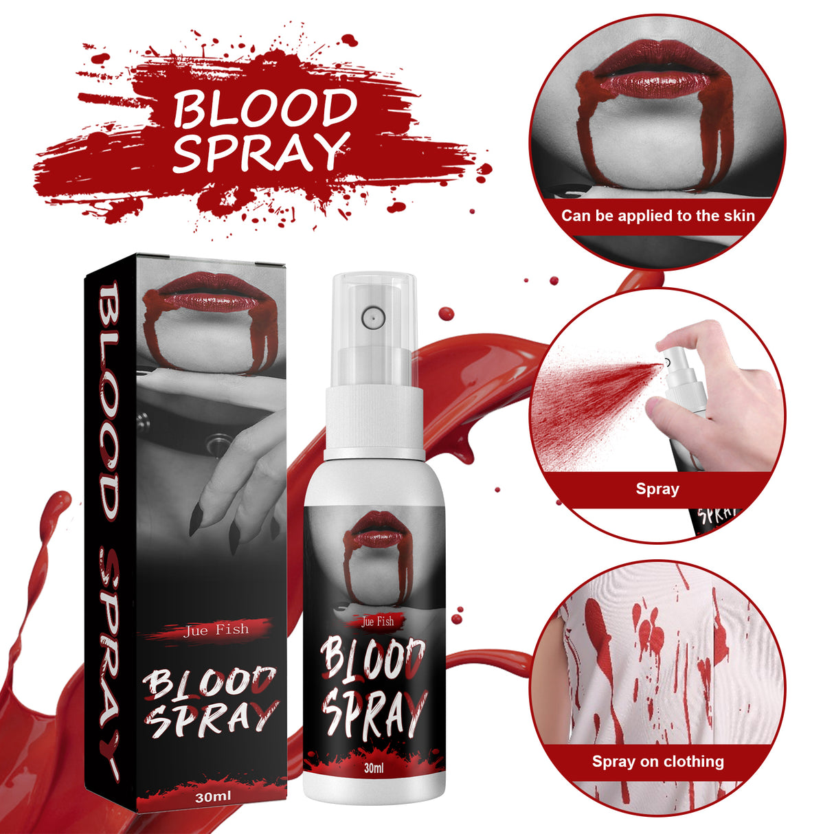 Plasma Spray Plasma Fake Blood Vampire Zombie Blood Artificial Blood Decoration Film Makeup Props - V.I.P Digital Presence
