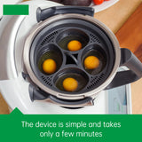 Kitchen Egg Steamer Food PP Egg Holder 4-Hole Egg Steamer High Temperature Resistant Egg Boiler - V.I.P Digital Presence