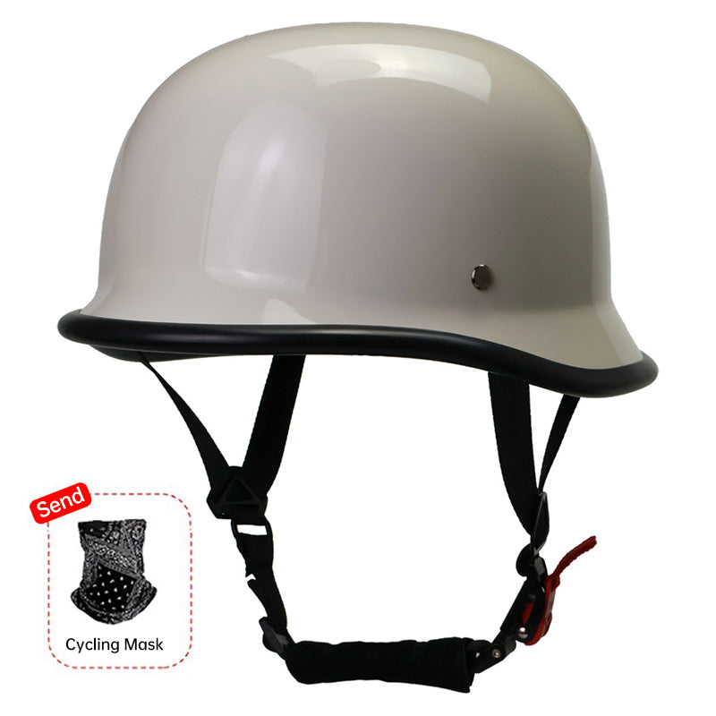 Half-Face Motorcycle Helmet for Cycling, with ECE and DOT Certifications. Made of ABS Material, Suitable for Men and Women. - V.I.P Digital Presence