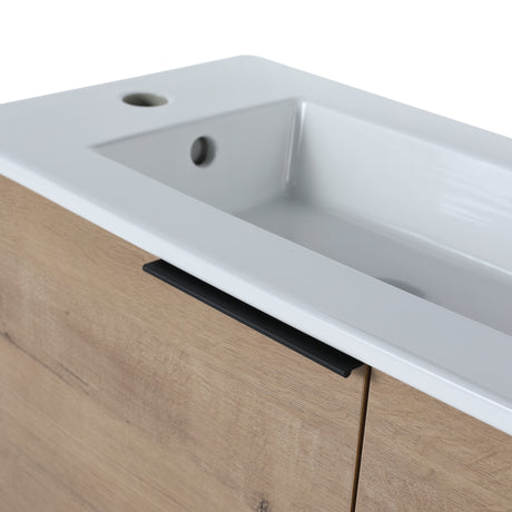 Bathroom Vanity with Sink 22 Inch for Small Bathroom,Floating Bathroom Vanity with Soft Close Door,Small Bathroom Vanity with Sink, 22x13 (KD-Packing) - V.I.P Digital Presence