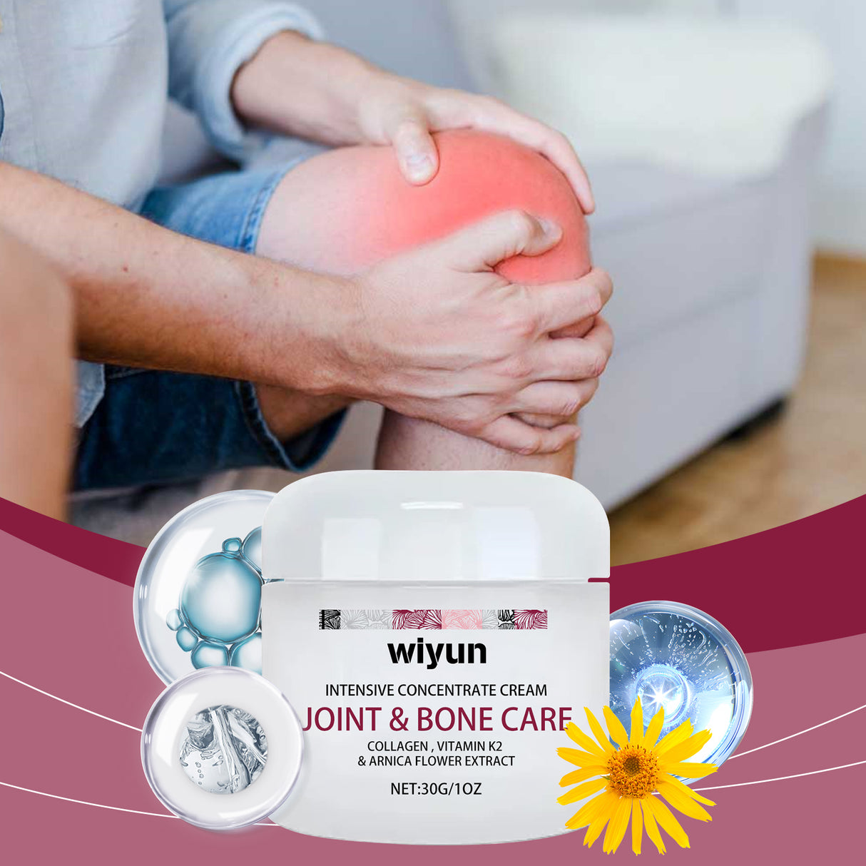 Joint Pain Relief Cream Relieves Knee, Shoulder, Neck And Back Muscle Pain Discomfort Body Care Cream - V.I.P Digital Presence