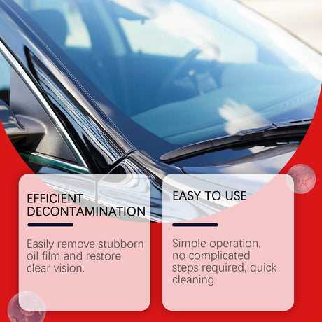 Automotive Glass Oil Film Cleaning Cream, Effectively Clean Glass Stains And Oil Stains Clear Vision - V.I.P Digital Presence