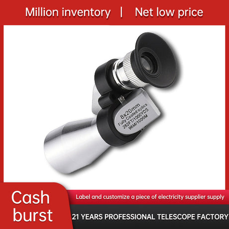 Hd Night Vision Mini Pocket Portable Metal Small Corner Monocular - V.I.P Digital Presence