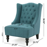 Upholstered Wingback Chair - V.I.P Digital Presence