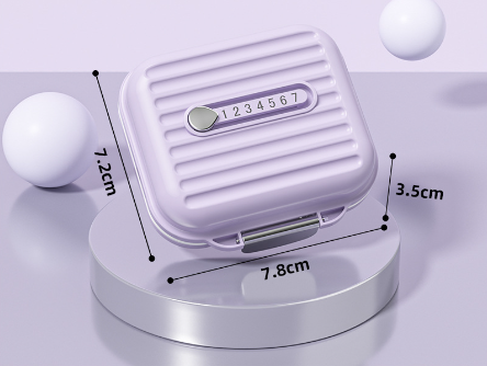 Portable medicine box mini medicine reminder box home storage - V.I.P Digital Presence