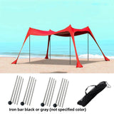 Family beach tent, large pop-up parasol, beach shelter, sun shade. Stable poles with portable carry bag. Outdoor shade. - V.I.P Digital Presence