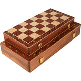 Juego de ajedrez internacional de alta gama de madera maciza, tablero de ajedrez plegable de madera grande para niños, especial para competición de ajedrez occidental.