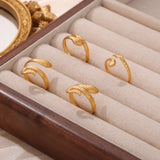 Titanium Steel Snake Shape Bypass Ring - V.I.P Digital Presence