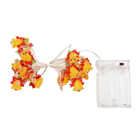 Christmas decoration, bell lights, string lights, Christmas tree lights, atmosphere, colorful light strips, store scene decoration, hanging ornaments, pendants - V.I.P Digital Presence