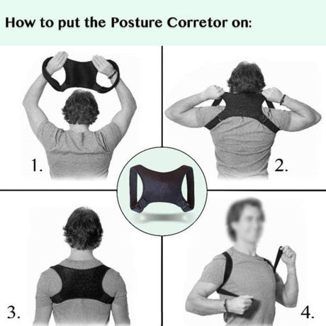 New Spine Posture Corrector Protection Back Shoulder Posture Correction Band Humpback Back Pain Relief Corrector Brace - V.I.P Digital Presence