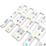 Silicone Piano Stickers 61/88 Keys Beginner Piano Staff Guide Note Stickers Musical Instrument Accessories - V.I.P Digital Presence