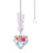 Crystal sun catcher pendant wholesale peach heart love prism living room garden decoration hanging sunshine - V.I.P Digital Presence
