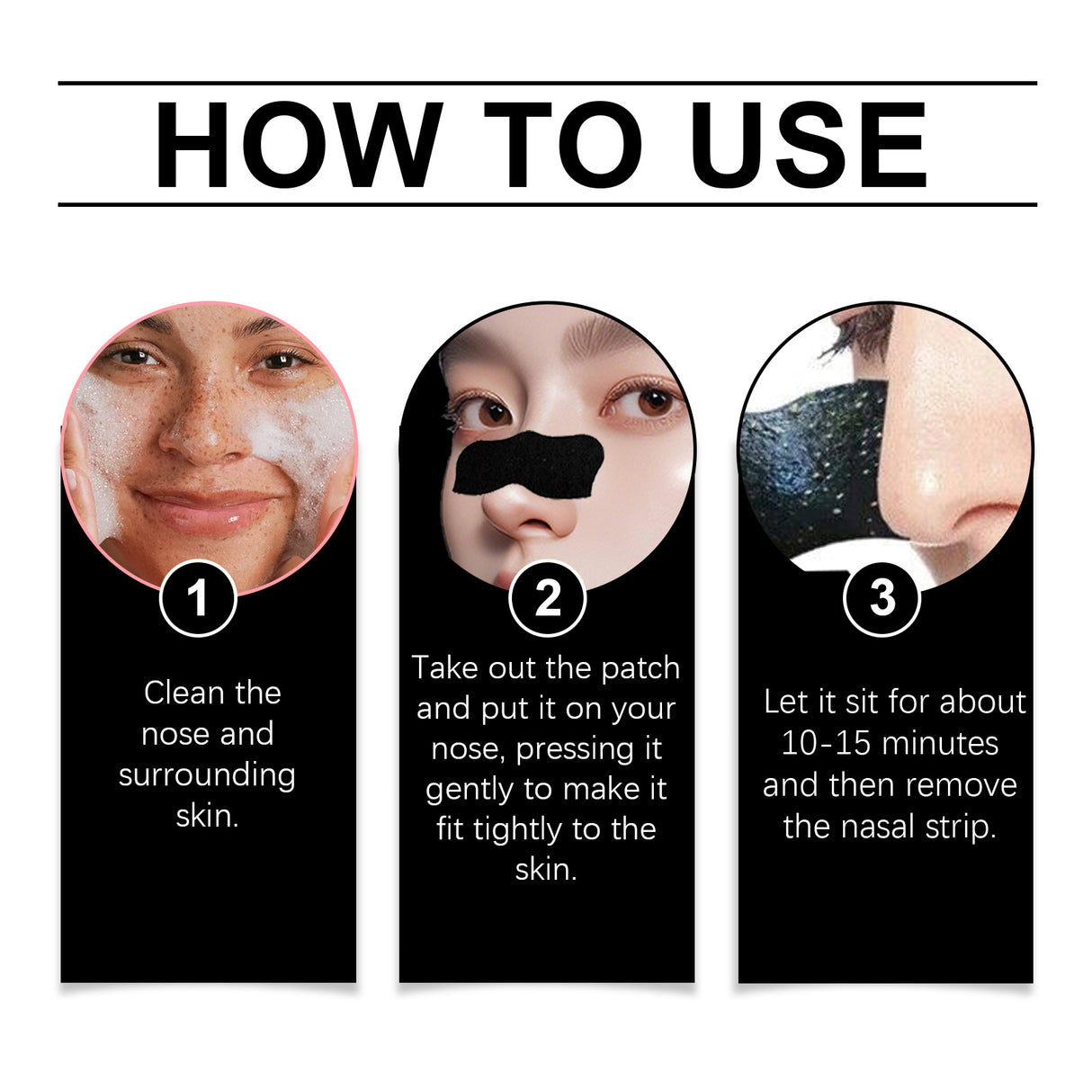 Charcoal Pore-Clearing Nasal Patch Clean Blackhead Acne Pore-Tightening Nasal Patch - V.I.P Digital Presence