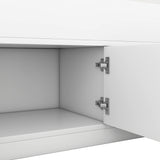 Twin Size Captain Platform Bed Frame with Storage Bookcases and Shelves,Four Drawers,White - V.I.P Digital Presence