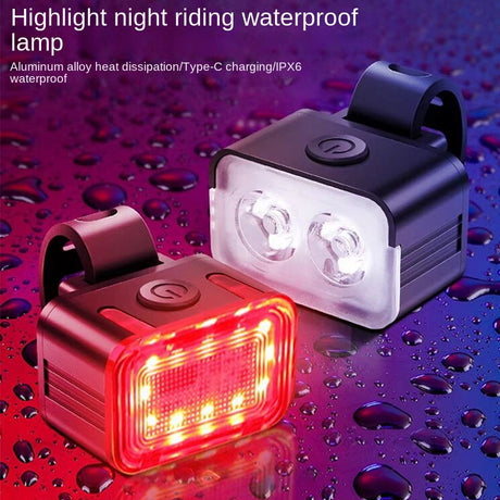 Bicycle lights, headlights, strong lights, night riding lights, taillights, mountain bikes, road bikes, children's charging, rainproof bike lights, cycling lights - V.I.P Digital Presence