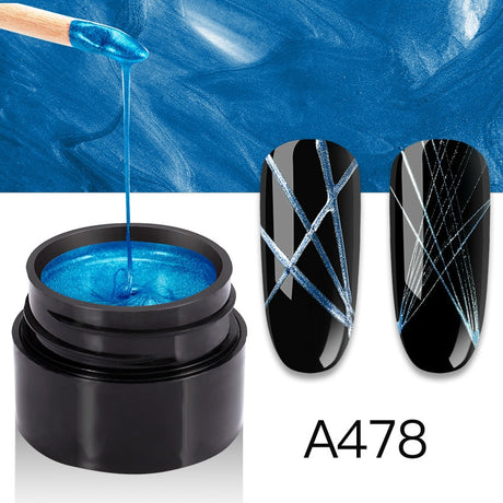 ROSALIND Gel Spider Line For Nails Art Gel Polish UV Colors Painting Gel Nail Polish Spider Gel Lacquer Web Stickers Gel Polish - V.I.P Digital Presence