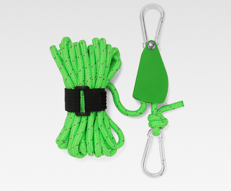 Camping Tent Tie Down Rope Tightener Fastening Pulley Ratchet Hangers Awning Rope Hook Canopy Buckle Rope Tightening Straps Tool - V.I.P Digital Presence