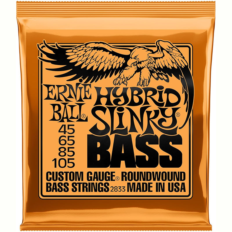Ernie Ball Hyper Slinky Nickel - Wound Bass Guitar Strings, Gauge 40 - 100 (P02841) - V.I.P Digital Presence