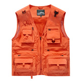 Men’s Summer Tactical Vest: 14-Pocket, Mesh, Ideal for Hiking, Fishing, Photography & Work - V.I.P Digital Presence