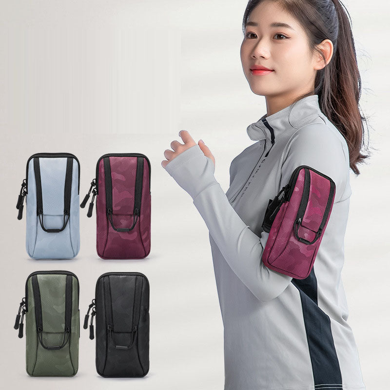 Arm bag for running sports, mobile phone, fitness equipment, wrist bag, outdoor cycling, waterproof arm bag, men's and women's phone bags - V.I.P Digital Presence
