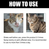 Cat Ringworm Spray, Pet Cats Anti-Mite Cat Moss Care Skin External Use Anti-Itch Spray - V.I.P Digital Presence