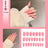 Nail Art Fake Nails Stiletto Tips Clear Press on Long False with Glue Coffin Stick Display Full Cover Artificial Designs Matte - V.I.P Digital Presence