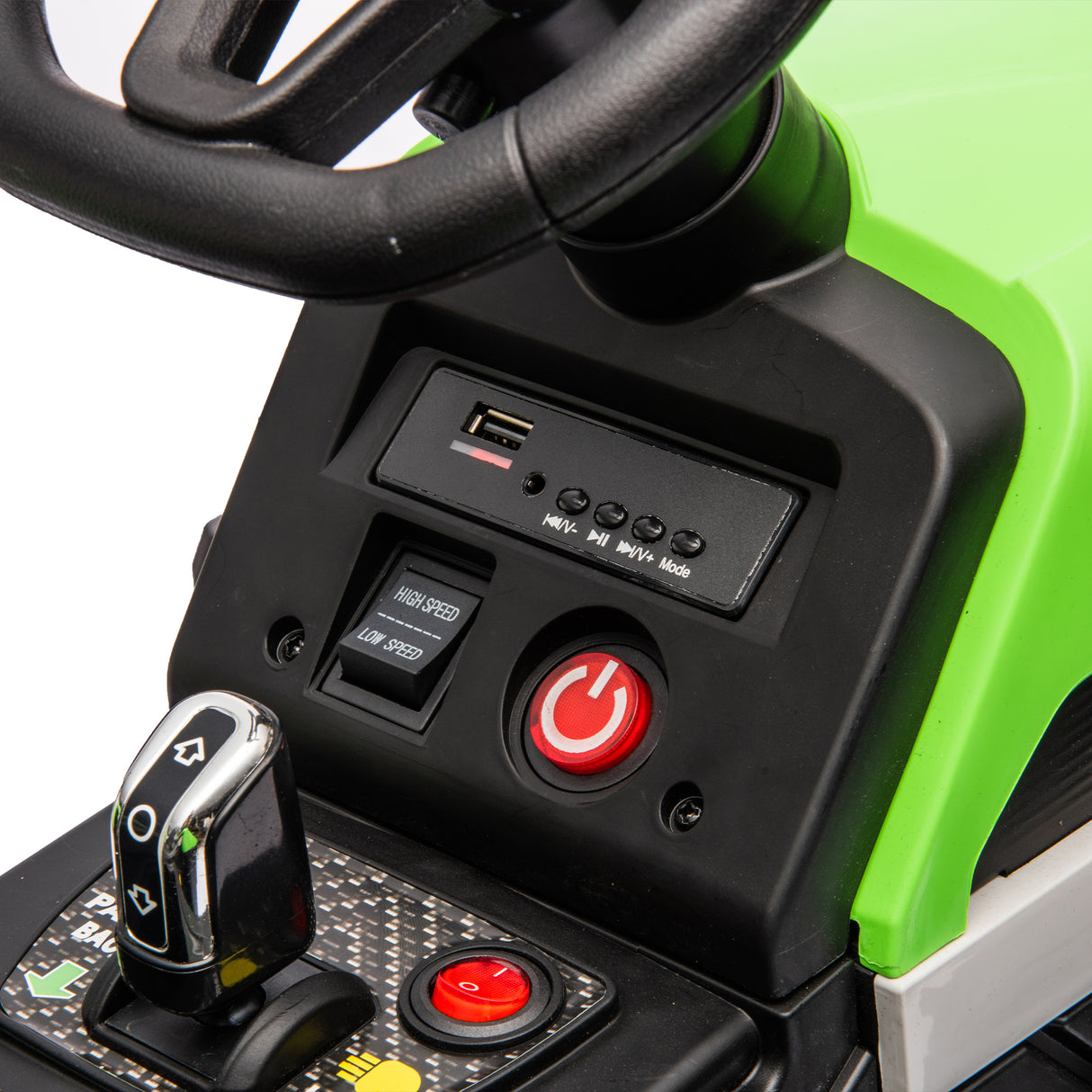 Children's electric tractor toy, powered by 24V battery, 200w * 2 motor 1.86-4.97MPH/remote control three speed adjustable - V.I.P Digital Presence