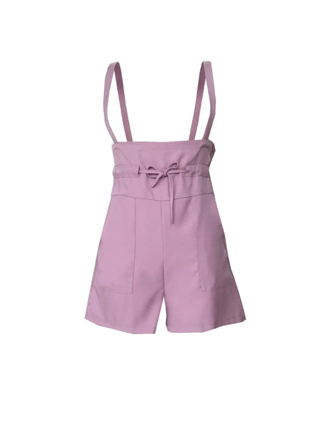 Drawstring Wide Strap Overalls with Pockets - V.I.P Digital Presence