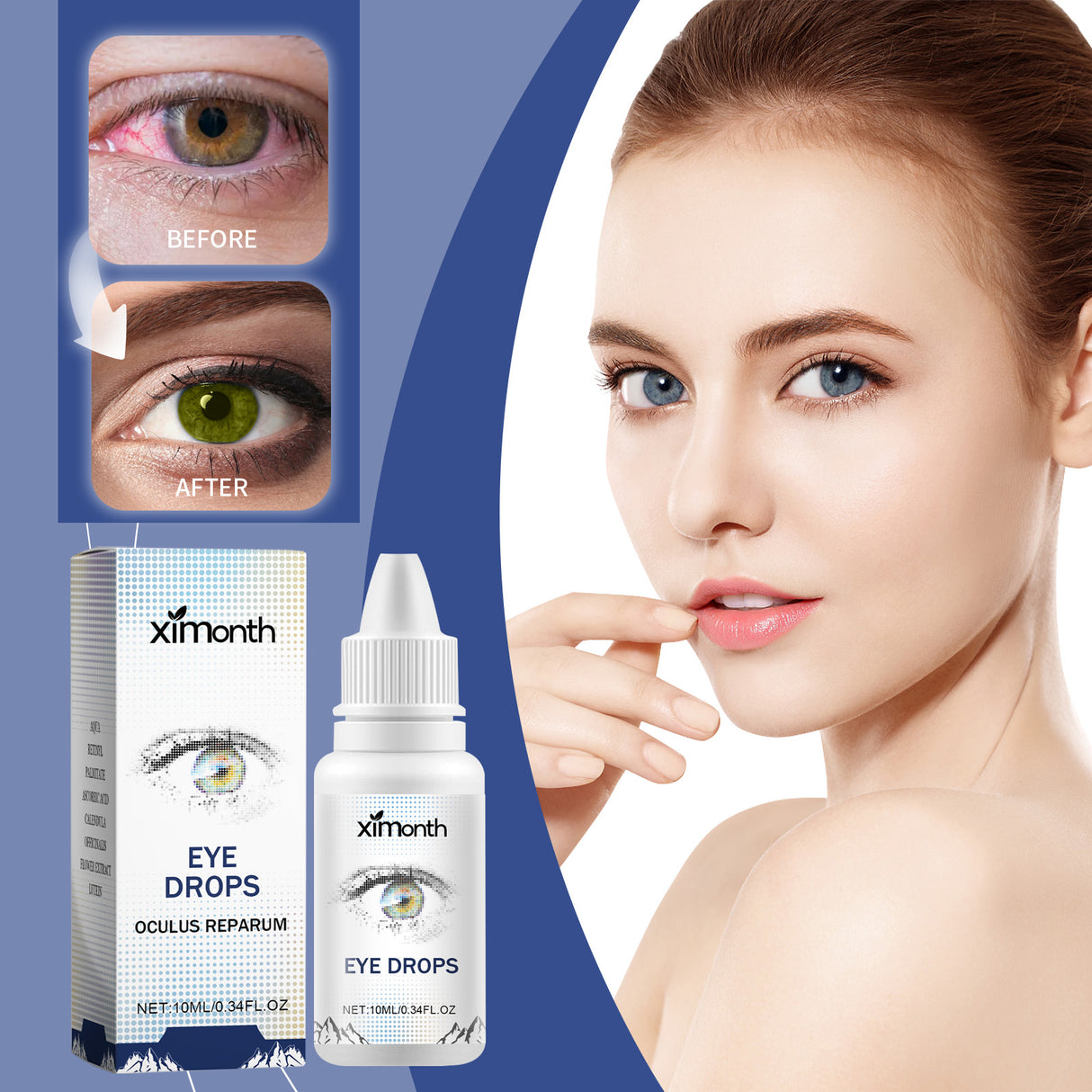 Eye Drops, Eye Moisturizing Drops Relieve Dryness Soothing Moisturizing Maintenance Eye Health Care Solution - V.I.P Digital Presence