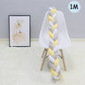 1Pcs 1M/2M/3M Baby Handmade Nodic Knot Newborn Bed Bumper Long Knotted Braid Pillow Baby Bed Bumper Knot Crib Infant Room Decor - V.I.P Digital Presence