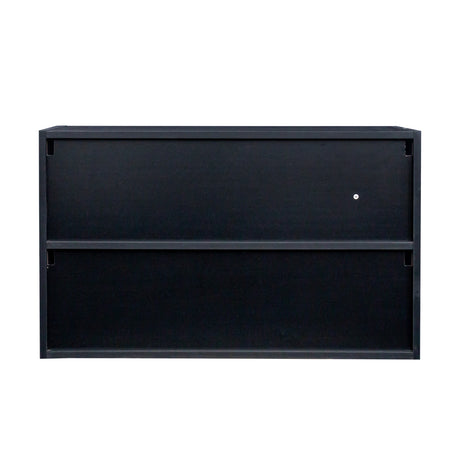 Black Glass Door Shoe Box Shoe Storage Cabinet With RGB Led Light - V.I.P Digital Presence