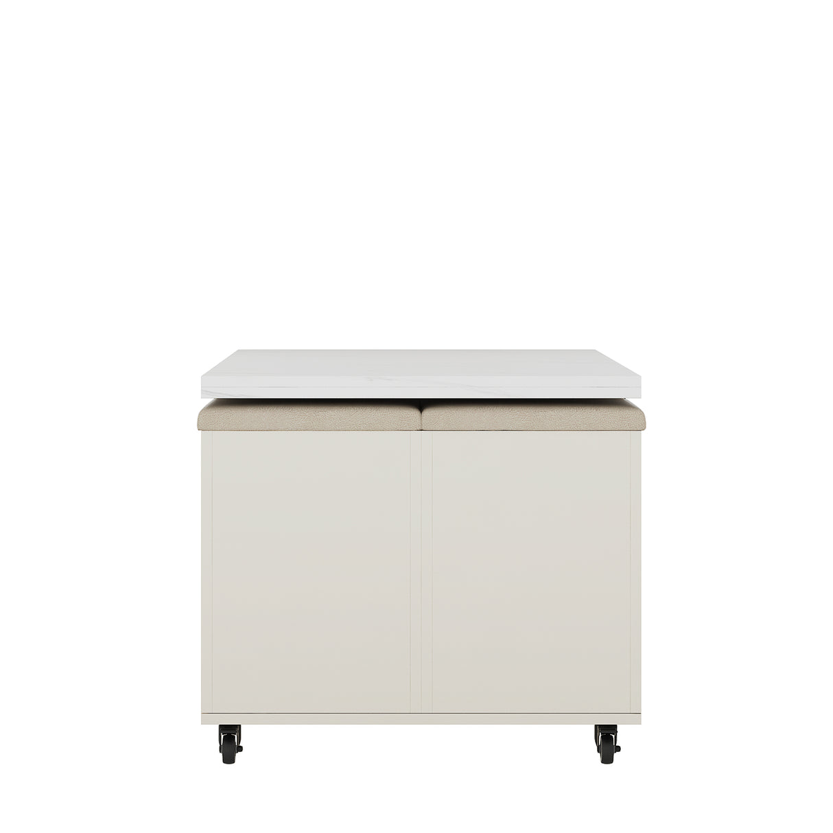 Modern lift coffee table, living room with 4 chairs, expandable 1 hidden storage space+2 drawers, folding dining table - V.I.P Digital Presence