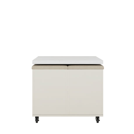 Modern lift coffee table, living room with 4 chairs, expandable 1 hidden storage space+2 drawers, folding dining table - V.I.P Digital Presence