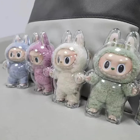 17cm Labubu Protector Case Labubu V1V2V3 Suitable for Wearing Clothes Protective Acrylic Storage Case Transparent DIY Gifts - V.I.P Digital Presence