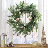 22" BERRY/EUCALYPTUS/PINECONE WREATH - V.I.P Digital Presence