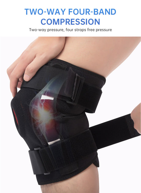 Adjustable hinged Patella Knee Support Brace for pain relief and knee joint protection - V.I.P Digital Presence
