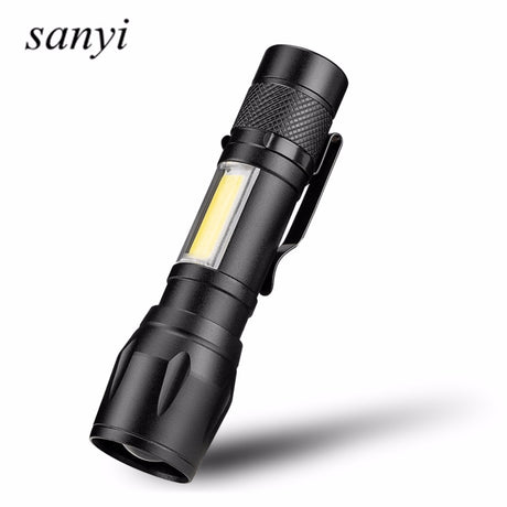 COB LED Flashlight Super Bright Waterproof Handheld Flashlights Torch Pocket Work Light for Emergency Lighting - V.I.P Digital Presence