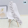 1Pcs 1M/2M/3M Baby Handmade Nodic Knot Newborn Bed Bumper Long Knotted Braid Pillow Baby Bed Bumper Knot Crib Infant Room Decor - V.I.P Digital Presence