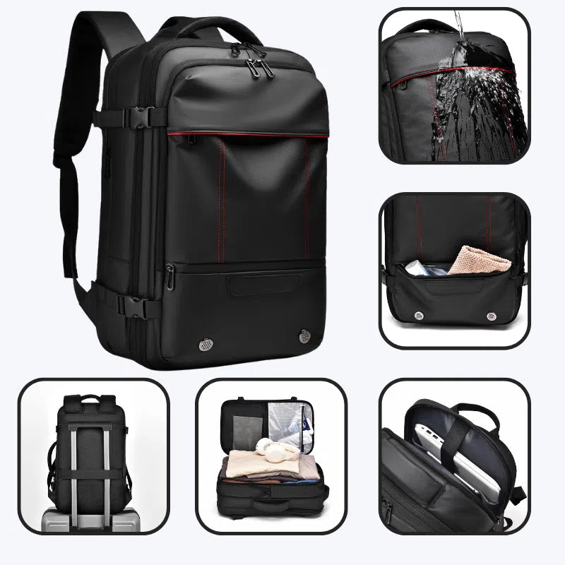 Men's Backpack Business Travel Backpack Large Capacity Expansion Multifunctional Vacuum Compression Backpack for Men - V.I.P Digital Presence