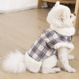 Dog clothing with warmth and plush that can be pulled vest teddy bear small dog cat pet clothing - V.I.P Digital Presence