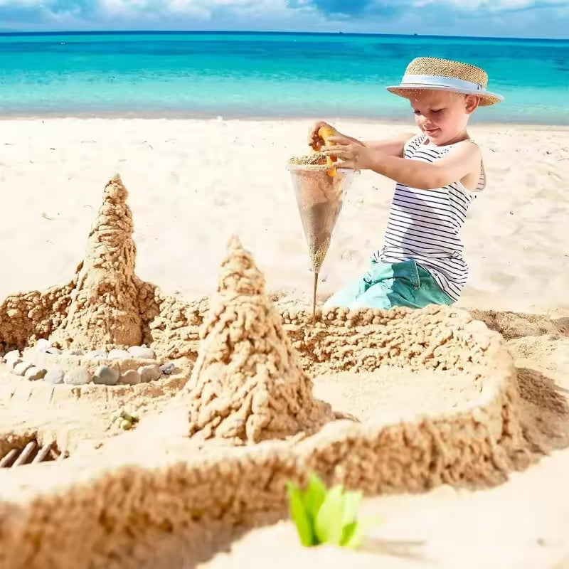 Outdoor family sand hopper with overflow – for beach sand play & garden irrigation. - V.I.P Digital Presence