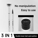 Makeup Magic Eye Liner Gel Pen Waterproof Long Lasting 2 In 1 Lower Liquid Eyeliner Pencil Eyelashes Stamp - V.I.P Digital Presence